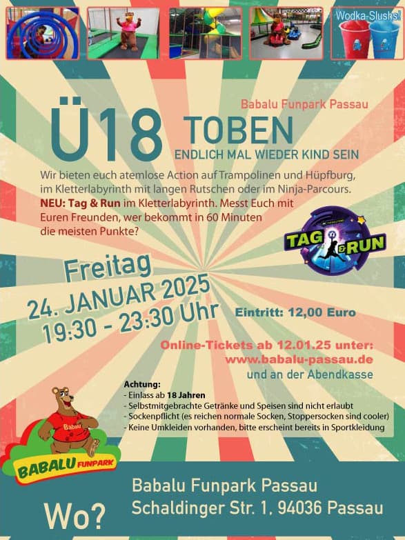 Ü18-Party 24. Januar 2025